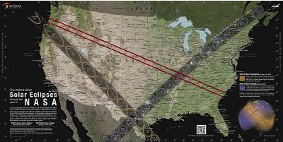 2017, 2023, 2024 Eclipses Across America