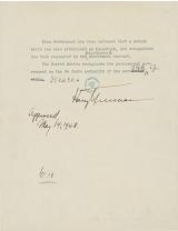 US Recognition of Israel